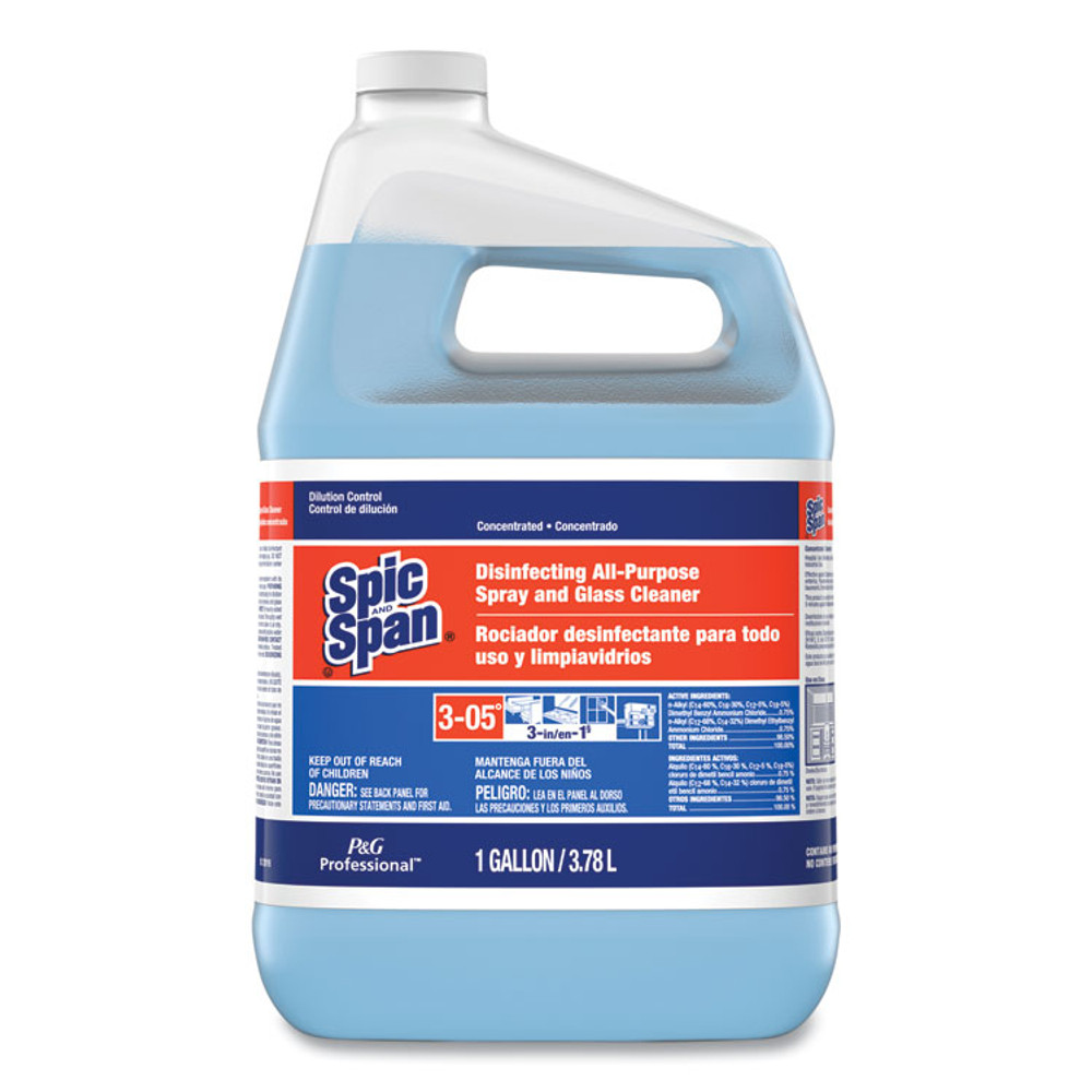 PROCTER & GAMBLE Spic and Span® 32538 Disinfecting All-Purpose Spray and Glass Cleaner, Concentrated, 1 gal, 2/Carton