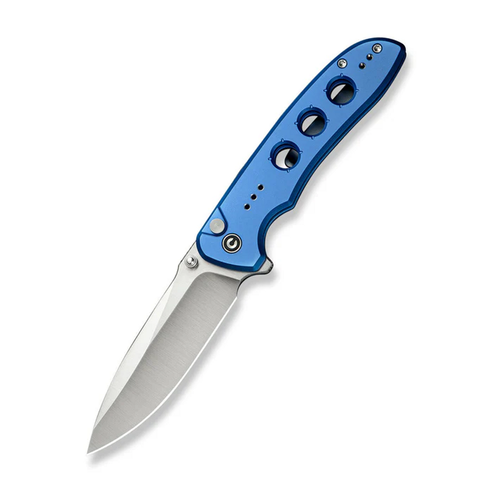 CIVIVI Knives C23087A-2 CIVIVI Hyperpulse Flipper & Thumb Stud & Button Lock Knife Aluminum Handle (3.5"" 14C28N Blade) C23087A-2