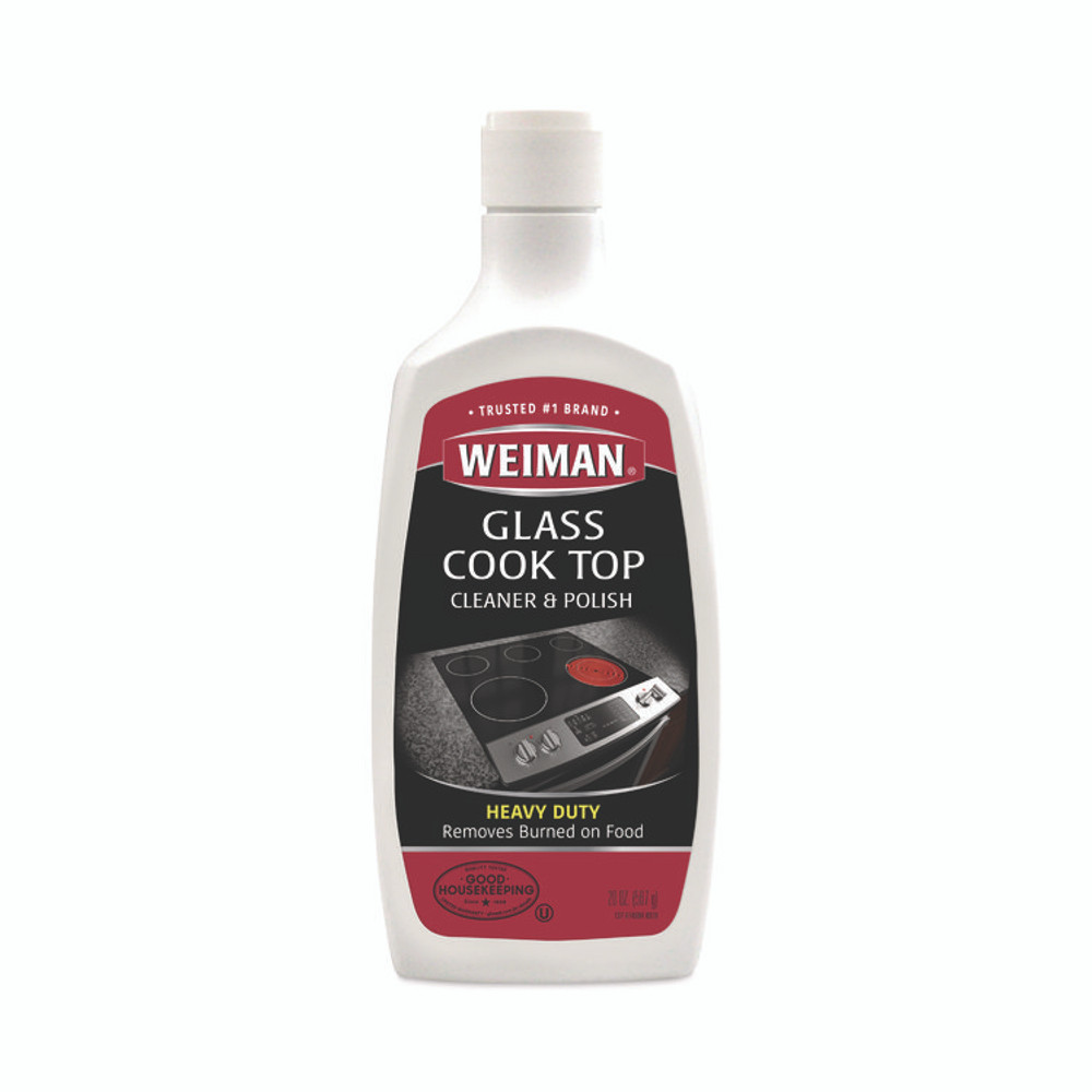 WEIMAN 137 Glass Cook Top Cleaner and Polish, 20 oz, Squeeze Bottle, 6/CT