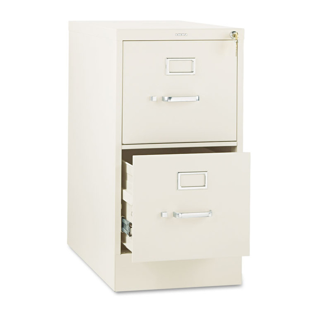 HON COMPANY 312PL 310 Series Vertical File, 2 Letter-Size File Drawers, Putty, 15" x 26.5" x 29"