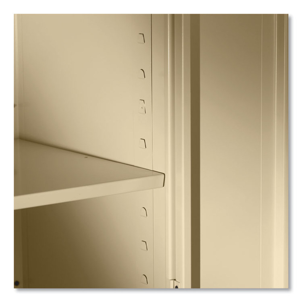 TENNSCO 7824RHPY Deluxe Recessed Handle Storage Cabinet, 36w x 24d x 78h, Putty