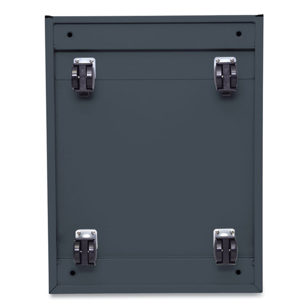 ALERA PBBFCH File Pedestal with Full-Length Pull, Left or Right, 2-Drawers: Box/File, Legal/Letter, Charcoal, 14.96" x 19.29" x 21.65"