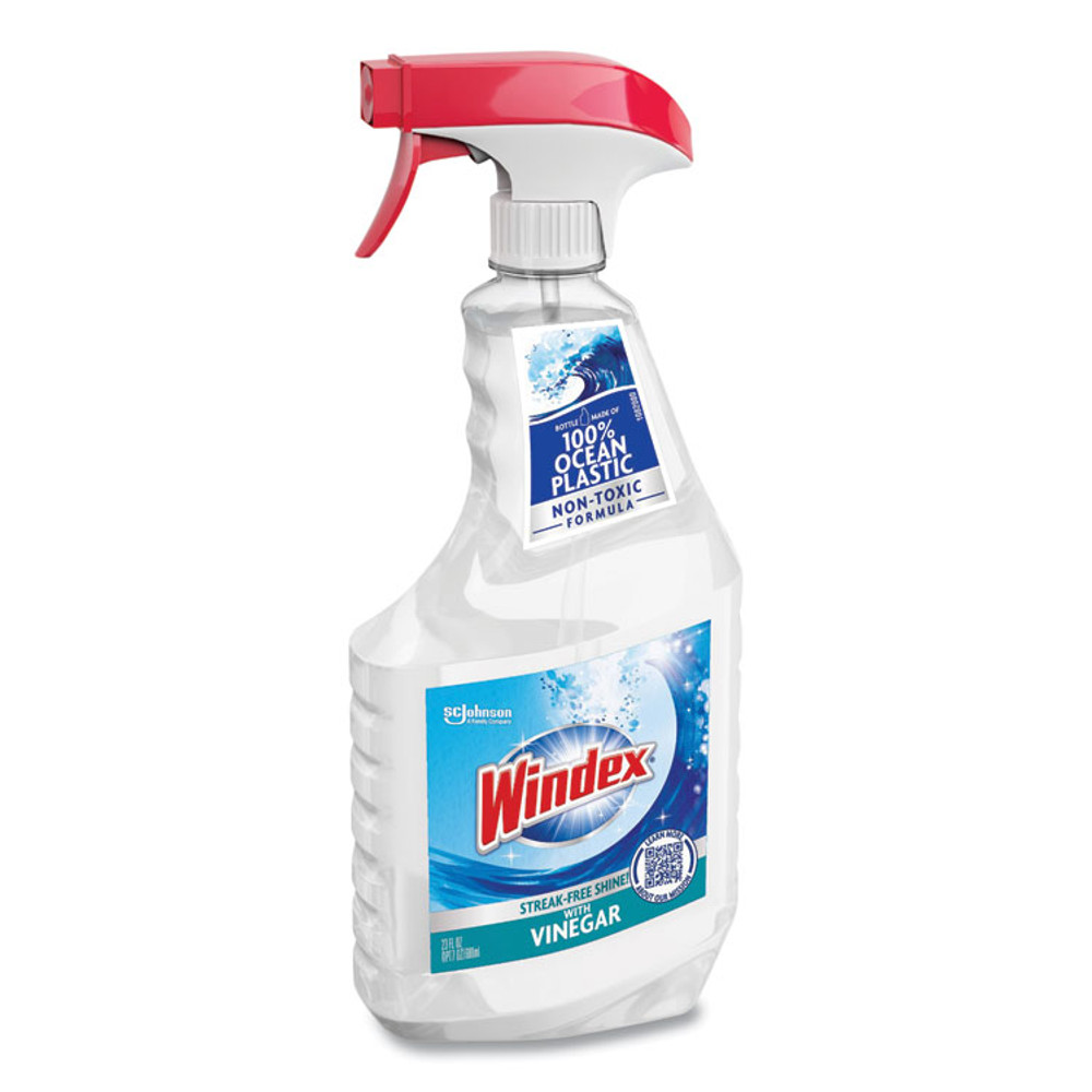 SC JOHNSON Windex® 312620EA Multi-Surface Vinegar Cleaner, Fresh Clean Scent, 23 oz Spray Bottle