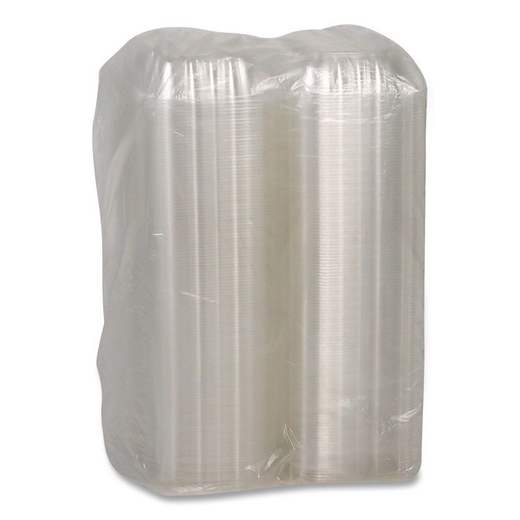 PACTIV EVERGREEN CORPORATION YCI820500000 SENSATION SmartLock Hinged Lid Container, 5.24 x 5.25 x 2.57, Clear, Plastic, 375/Carton