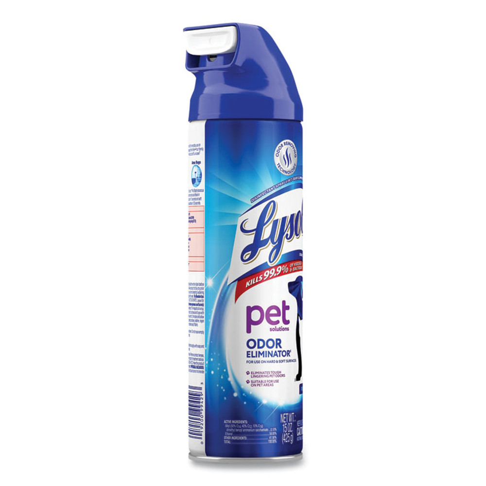 RECKITT BENCKISER LYSOL® Brand 99804CT Disinfectant Spray II Pet Odor Eliminator, Fresh, 15 oz Aerosol Spray, 12/Carton