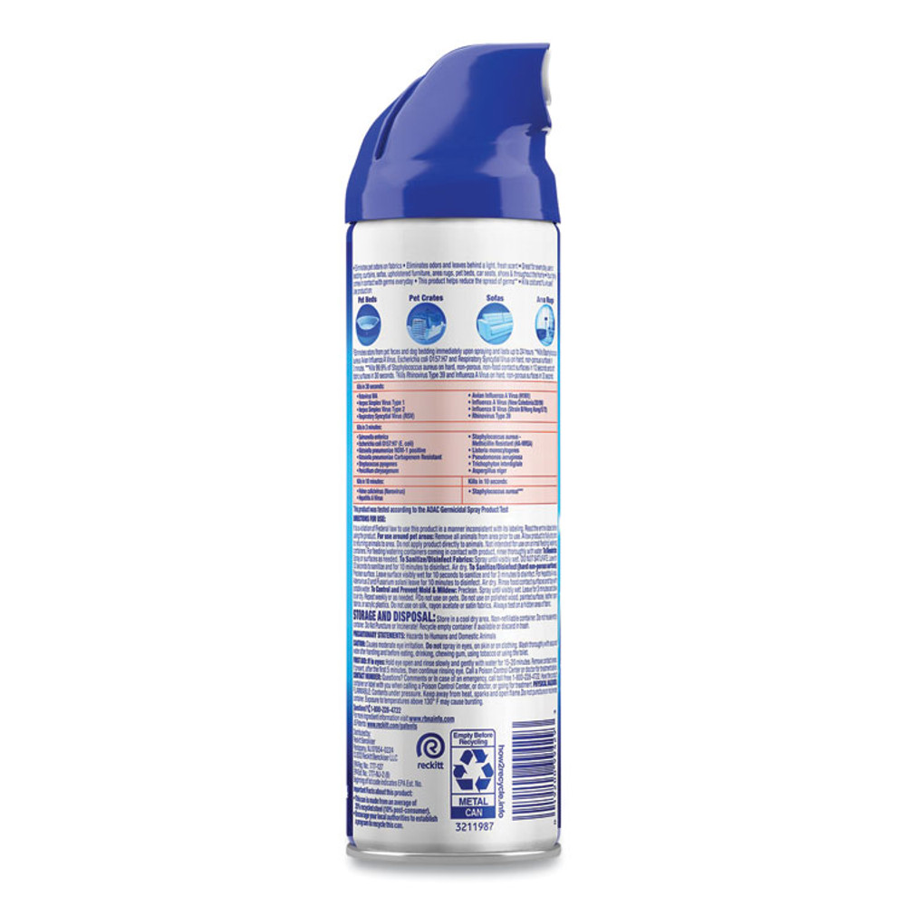RECKITT BENCKISER LYSOL® Brand 99804CT Disinfectant Spray II Pet Odor Eliminator, Fresh, 15 oz Aerosol Spray, 12/Carton