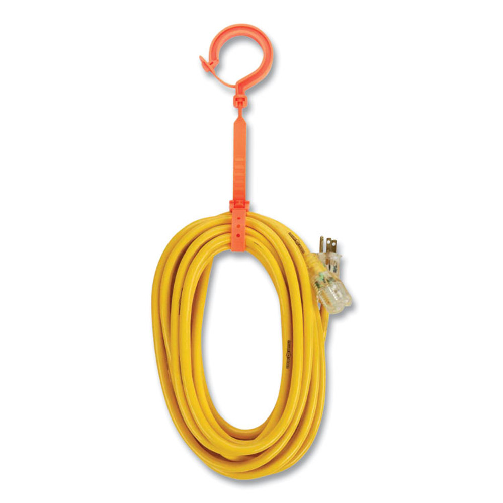 TENACIOUS HOLDINGS, INC. ergodyne® 33402 Squids 3540 Large Locking Hook, Short, Nylon, Orange, 44 lb Capacity