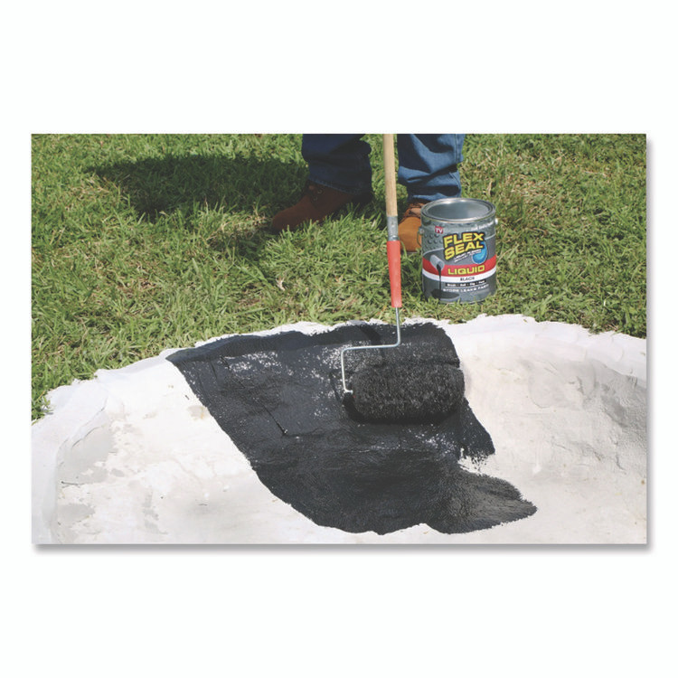SWIFT RESPONSE LLC Flex Seal LFSBLKR32 Liquid Rubber, 32 oz Can, Black