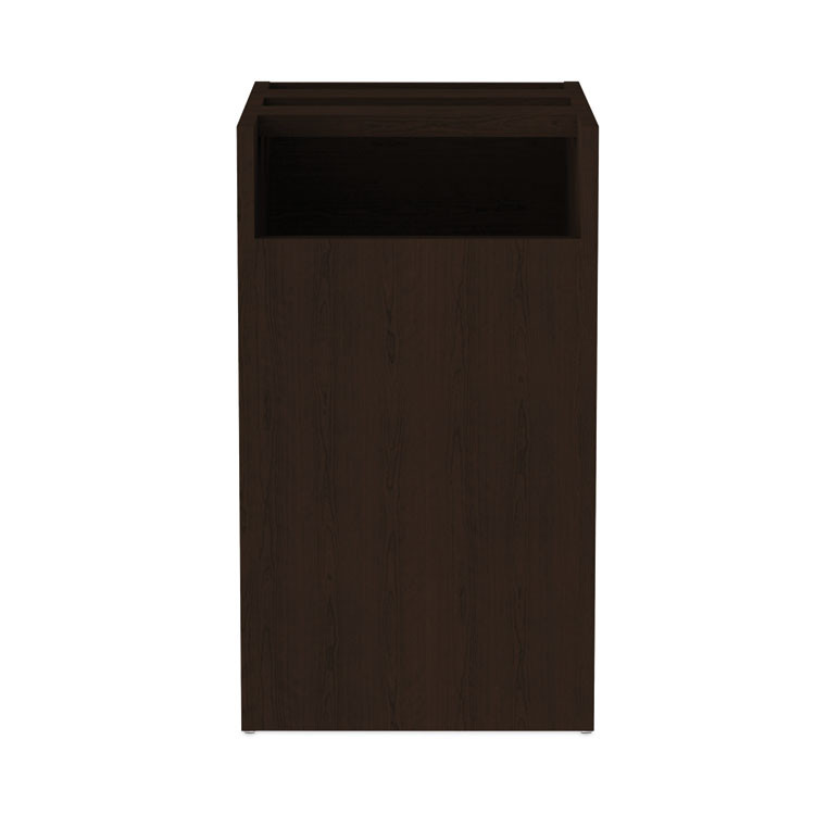 ALERA VA542822ES Alera Valencia Series Full Pedestal File, Left or Right, 2 Legal/Letter-Size File Drawers, Espresso, 15.63" x 20.5" x 28.5"