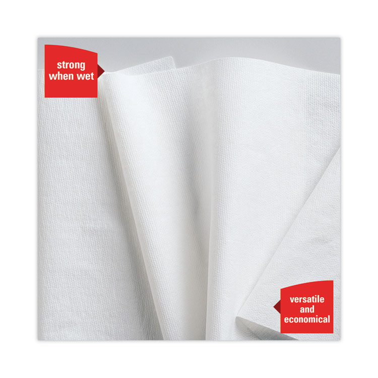 KIMBERLY-CLARK PROFESSIONAL WypAll® 35015 X50 Cloths, Jumbo Roll, 13.4 x 9.8, White, 1,100/Roll