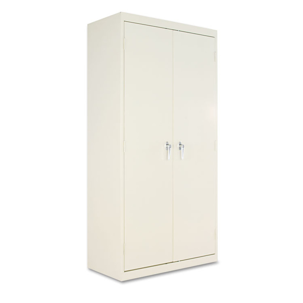 ALERA CM7218PY Assembled 72" High Heavy-Duty Welded Storage Cabinet, Four Adjustable Shelves, 36w x 18d, Putty