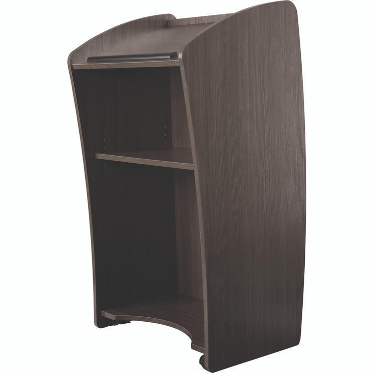 NATIONAL PUBLIC SEATING Oklahoma Sound® 611RW Vision Lectern, 24 x 21 x 46, Ribbonwood
