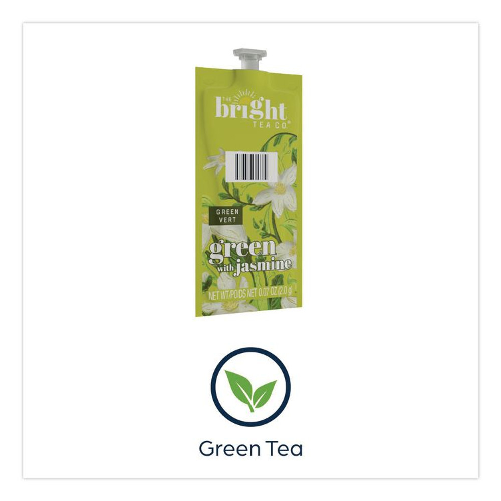 LAVAZZA FLAVIA® 48723 The Bright Tea Co. Green with Jasmine Tea Freshpack, 40/Carton