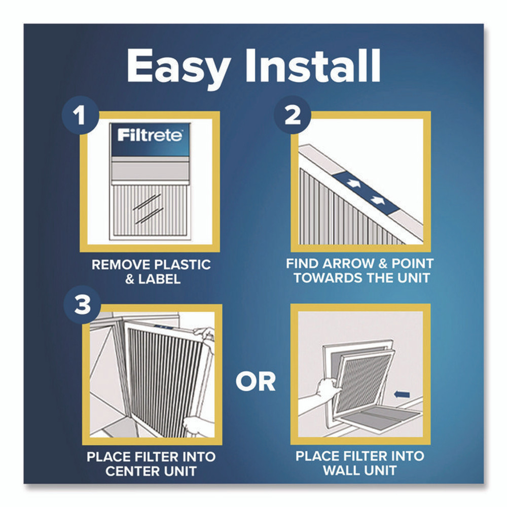 3M/COMMERCIAL TAPE DIV. Filtrete™ 98224CA Allergen Defense Air Filter, MERV 11, MPR 1000, 20 x 30, 4/Carton