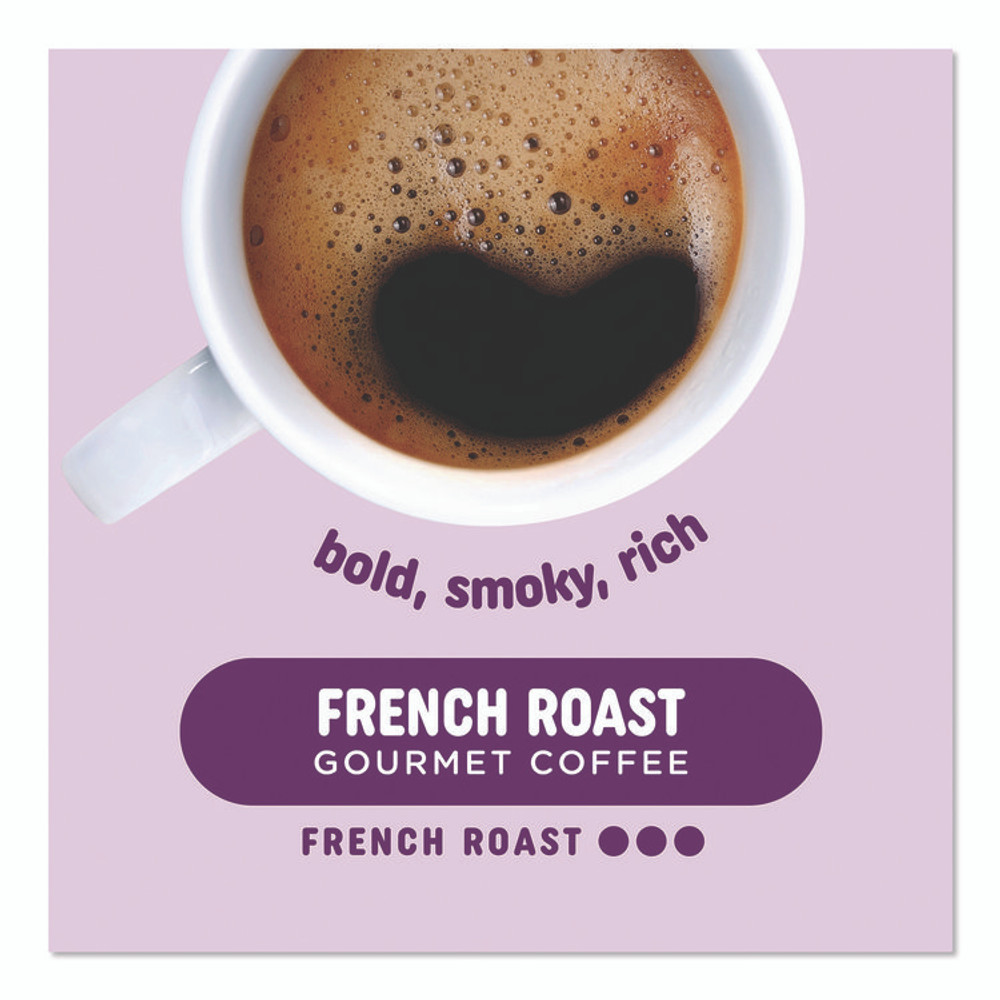 PICK ME UP PROVISIONS 5000381026 French Roast Coffee K-Cups, 24/Box