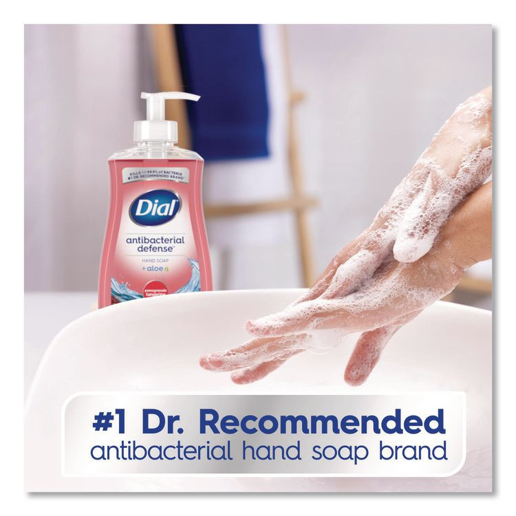 DIAL PROFESSIONAL 17000209432 Antibacterial Liquid Hand Soap, Pomegranate Tangerine Scent, 11 oz