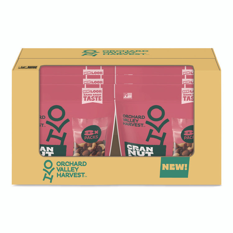 JOHN B. SANFILIPPO & SON, INC. Orchard Valley Harvest® JOH36414 Cranberry Nut Mix, (8) 1 oz Bags