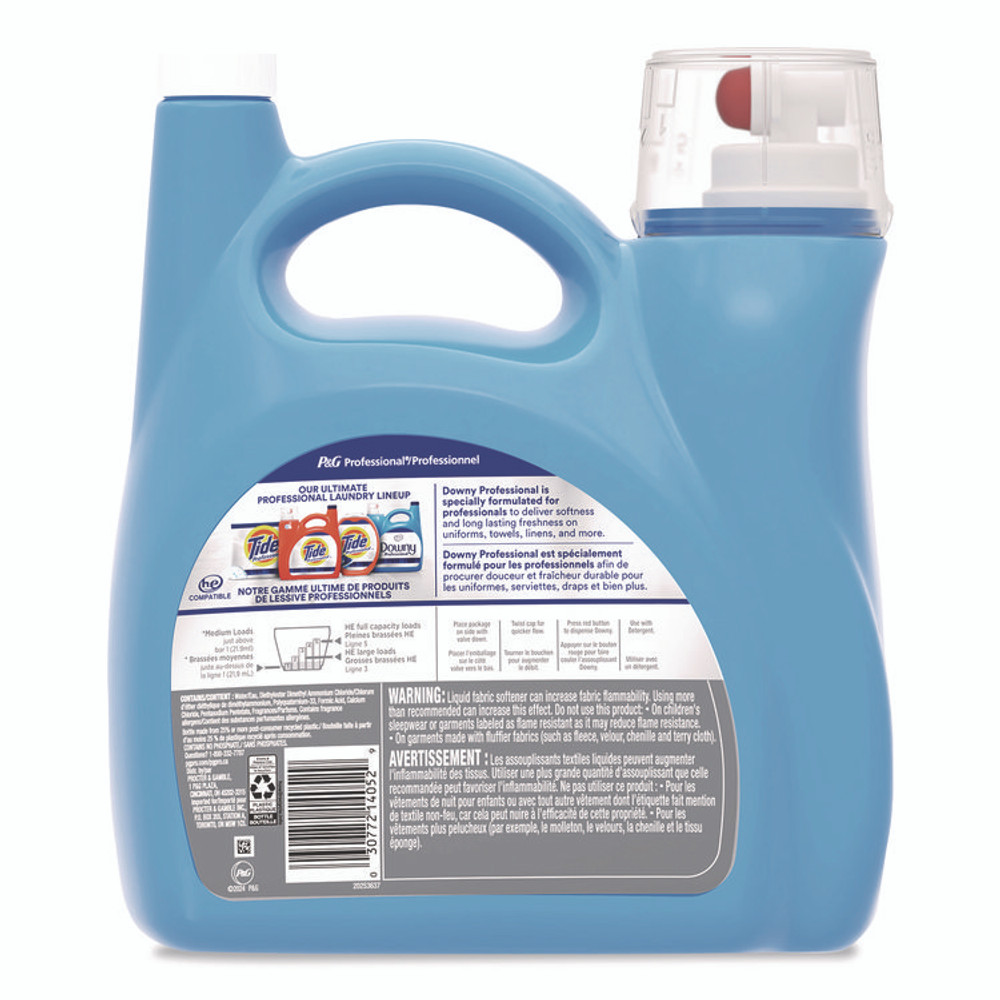 PROCTER & GAMBLE Downy® Professional 14052 Commercial Liquid Fabric Softener, 140 oz Plastic Bottle with Dispensing Tap