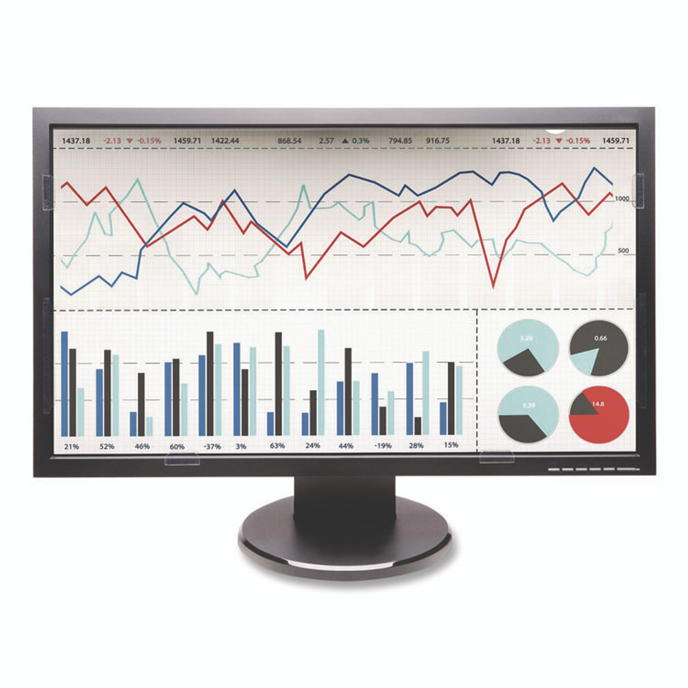 KENSINGTON K52795WW Anti-Glare Reversible Privacy Screen for 24" Widescreen Flat Panel Monitor, 16:9 Aspect Ratio