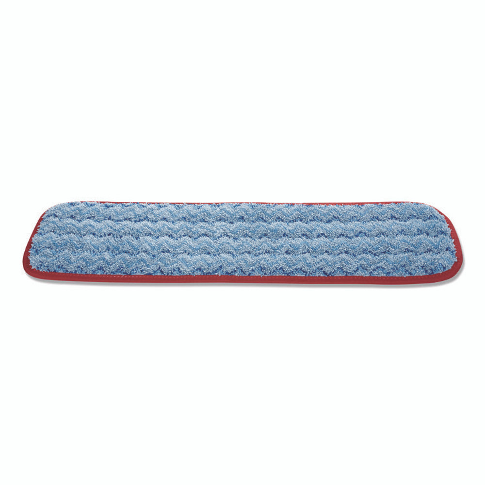 RUBBERMAID COMMERCIAL PROD. HYGEN™ FGQ41000RD00 Microfiber Wet Mop Pad, 18", Red, 12/Carton