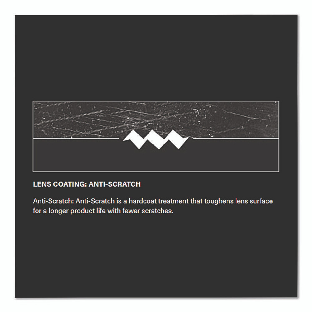 PROTECTIVE INDUSTRIAL PRODUCTS INC Bouton® 25001F020 Zenon Z12 Polycarbonate Safety Glasses, Black Nylon Frame, Clear Polycarbonate Lens