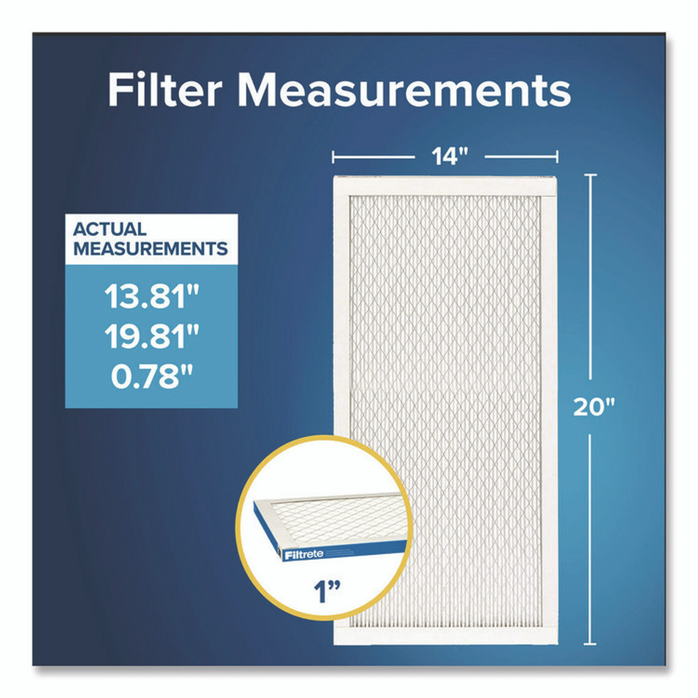 3M/COMMERCIAL TAPE DIV. Filtrete™ UA54CA High Performance Air Filter, 14 x 20, 4/Carton