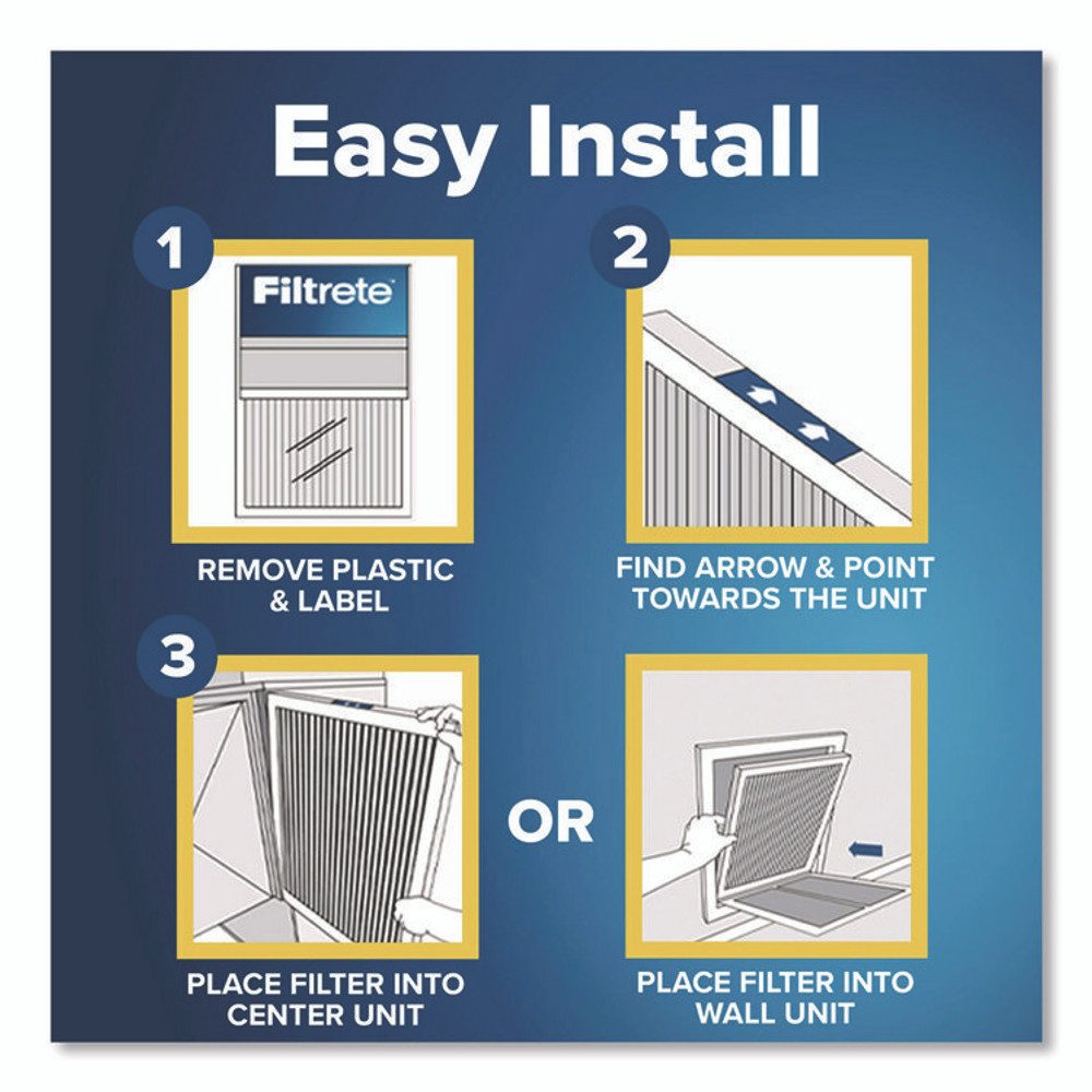 3M/COMMERCIAL TAPE DIV. Filtrete™ UA54CA High Performance Air Filter, 14 x 20, 4/Carton