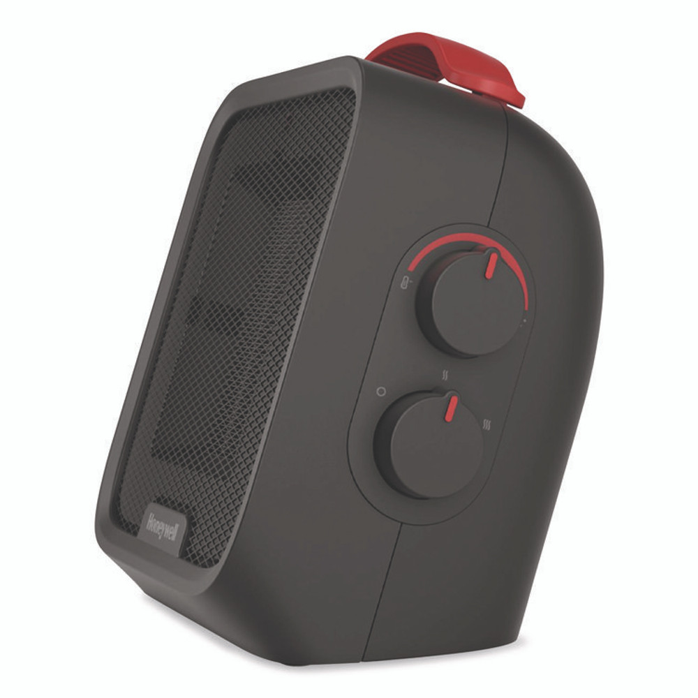 HONEYWELL ENVIRONMENTAL HCE210B UberHeat 5 Ceramic Heater, 4.5 x 4.5 x 8.86, Black