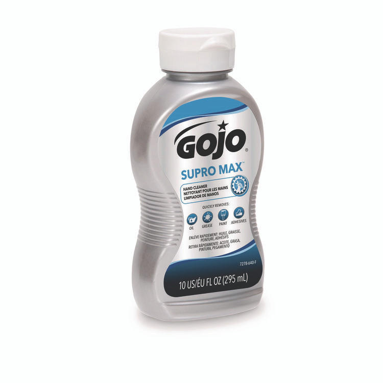GO-JO INDUSTRIES GOJO® 727808CT SUPRO MAX Hand Cleaner Bottle, Floral Scent, 10 oz, 8/Carton