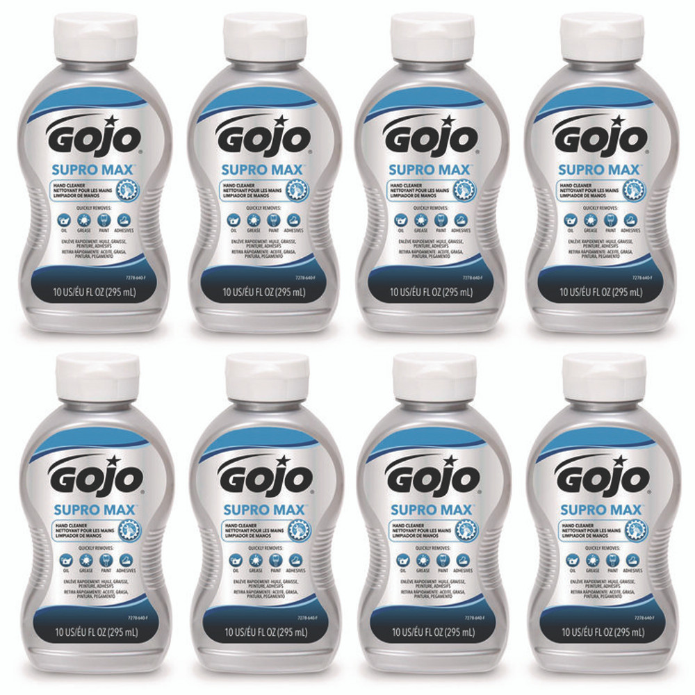 GO-JO INDUSTRIES GOJO® 727808CT SUPRO MAX Hand Cleaner Bottle, Floral Scent, 8/Carton