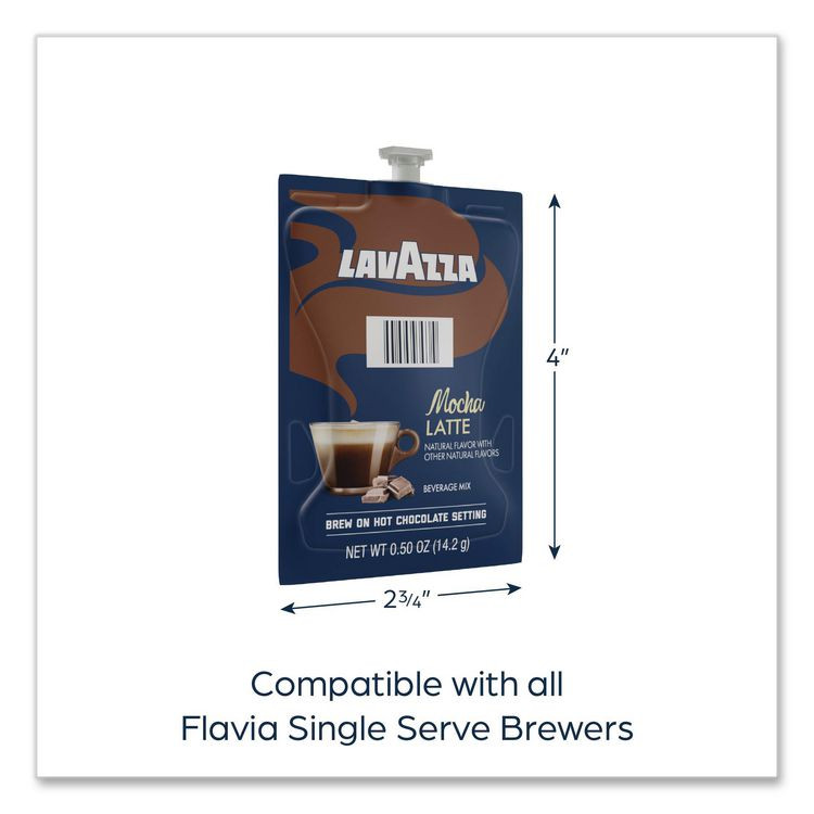 LAVAZZA FLAVIA® 48690 Lavazza Mocha Latte, 72/Carton