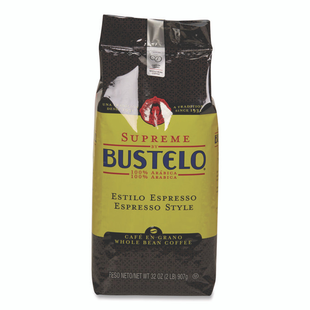 KEURIG DR PEPPER Folgers® 21892EA Cafe Bustelo Whole Bean Coffee, Espresso, 32 oz Bag
