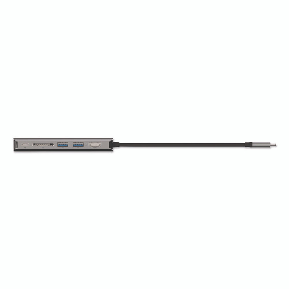 BELKIN COMPONENTS AVC008BTSGY Connect 6-in-1 USB-C Multiport Adapter Hub, 6-Port, Gray