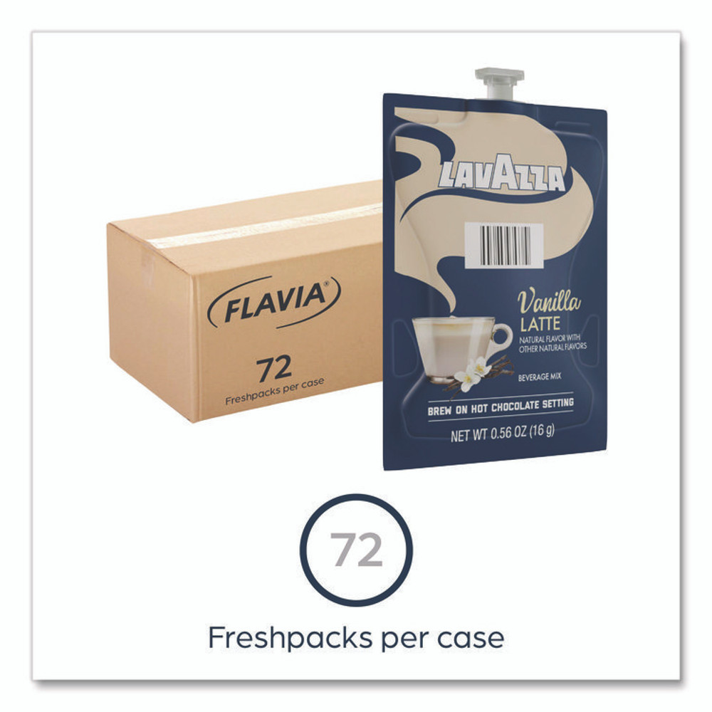 LAVAZZA FLAVIA® 48689 Lavazza Vanilla Latte, 72/Carton