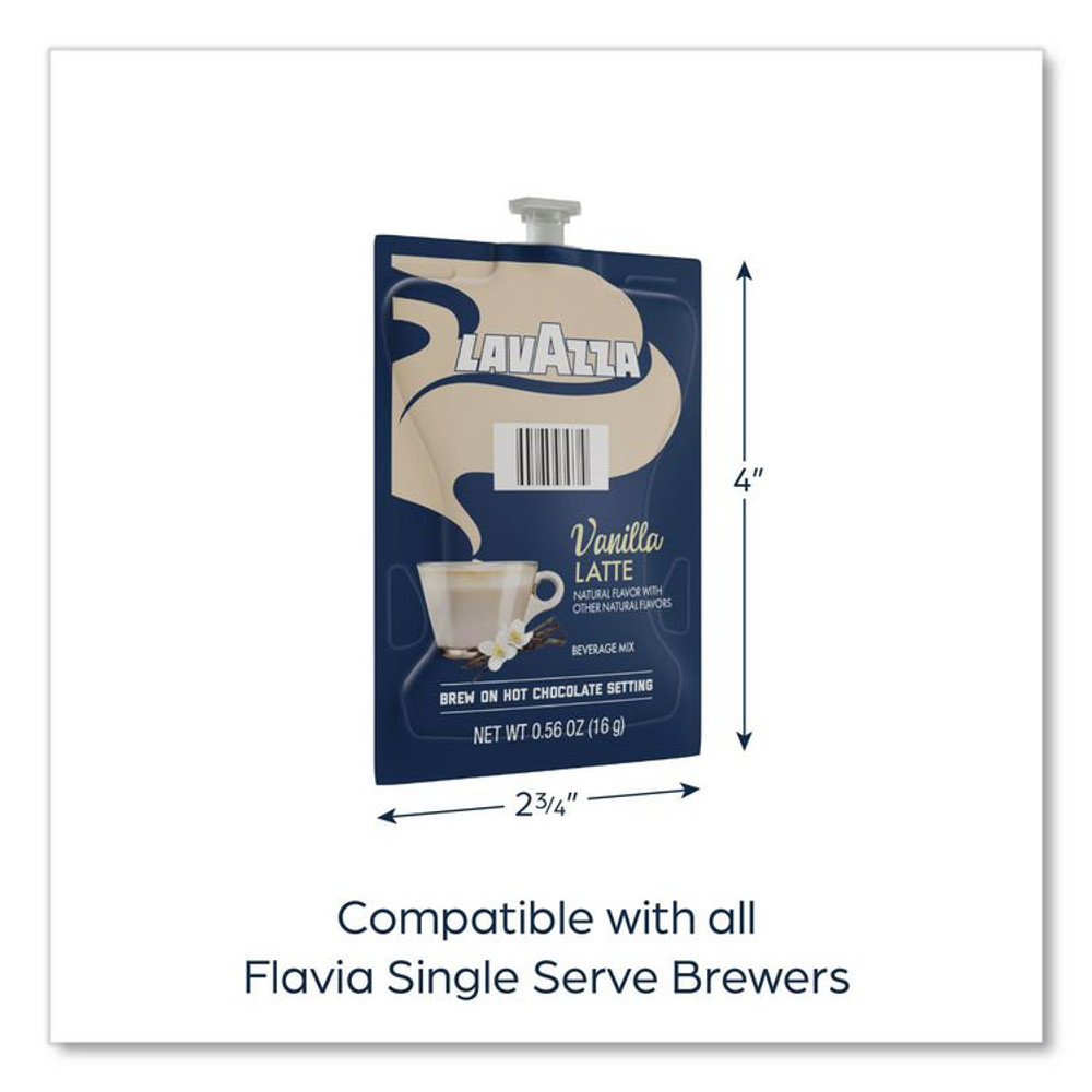 LAVAZZA FLAVIA® 48689 Lavazza Vanilla Latte, 72/Carton