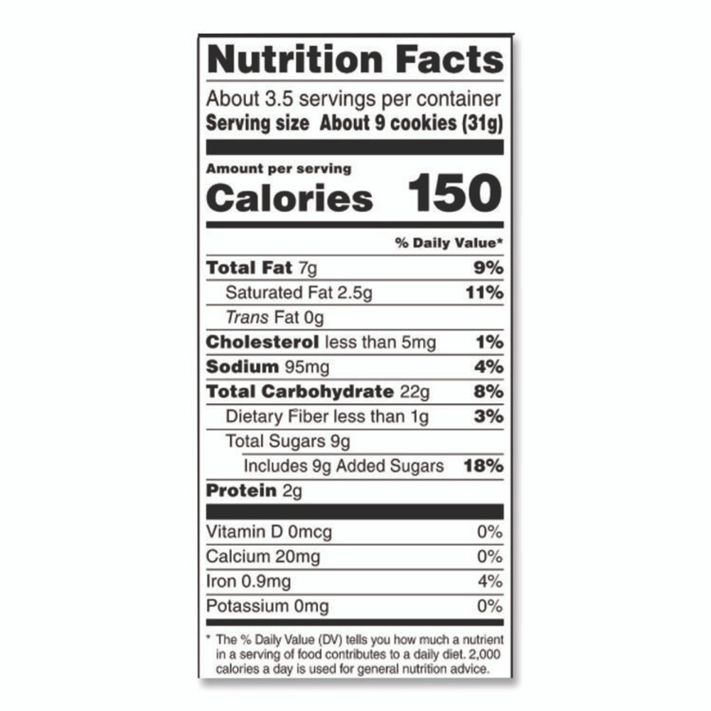 FRITO-LAY, INC. Grandma's® FRI45096 Mini Vanilla Creme Sandwich Cookies, 2.12 oz Packet, 60/Carton