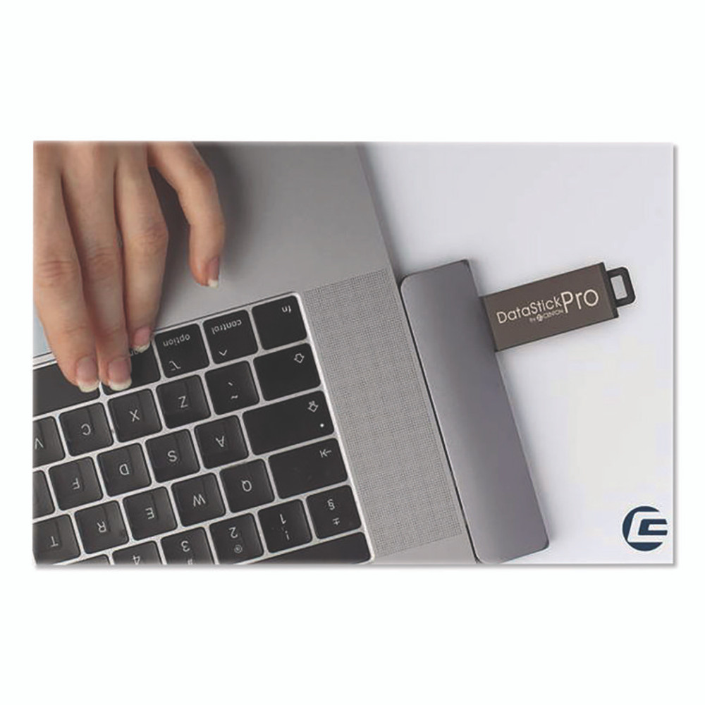 CENTON ELECTRONICS INC. S1U3P6128G10 DataStick Pro USB 3.2 Type A Flash Drive, 128 GB, Black, 10/Pack