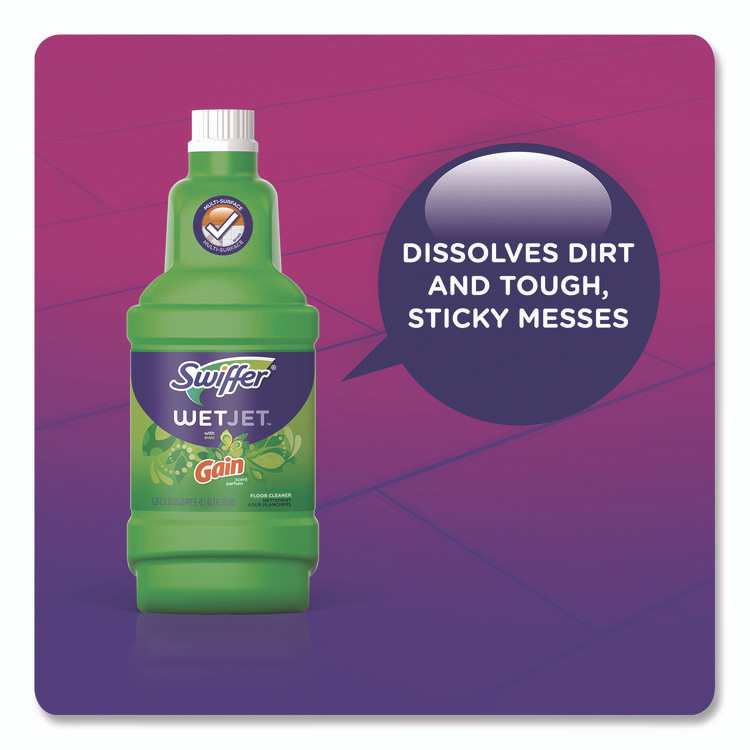 PROCTER & GAMBLE Swiffer® 83061 Multipurpose Floor and Hardwood Cleaning Solution Refill, Gain Scent, 42.2 oz Bottle