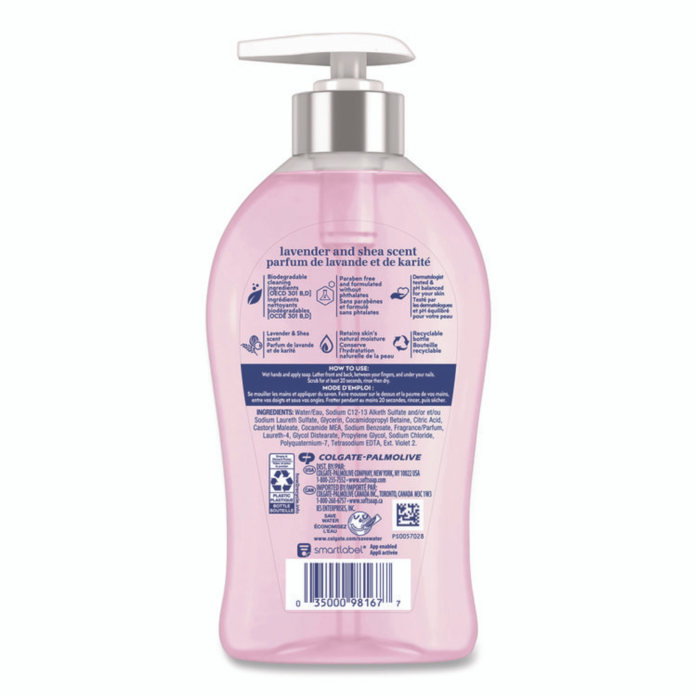 COLGATE PALMOLIVE, IPD. Softsoap® US07058A Antibacterial Hand Soap, Lavender and Shea Butter, 11.25 oz