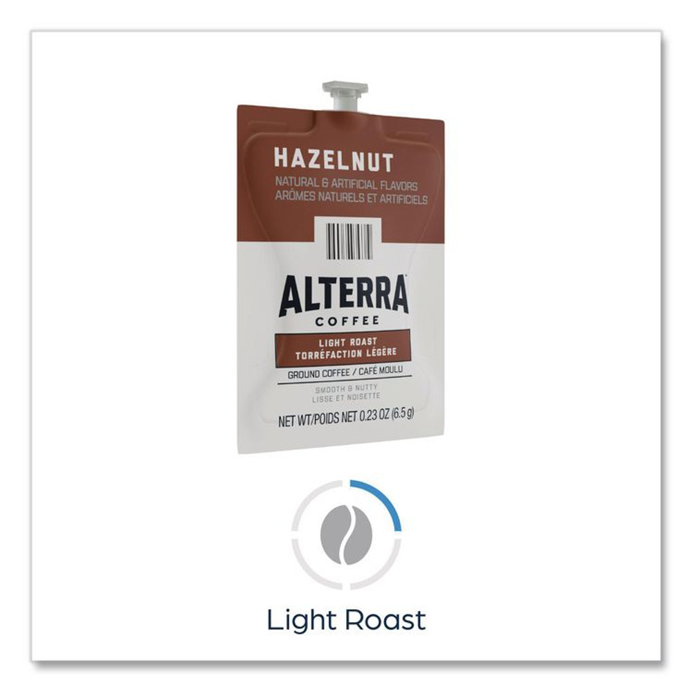 LAVAZZA FLAVIA® 48722 Alterra Hazelnut Coffee Freshpack, 40/Carton