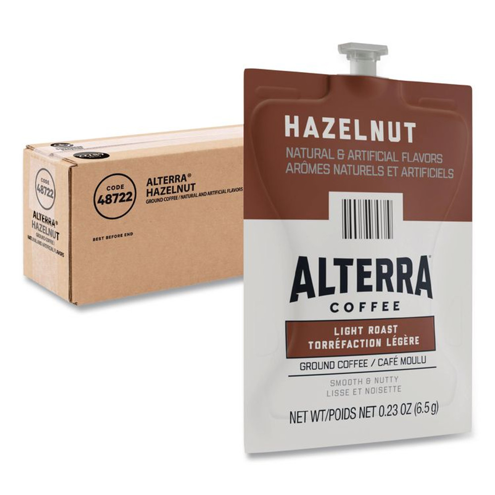LAVAZZA FLAVIA® 48722 Alterra Hazelnut Coffee Freshpack, 40/Carton