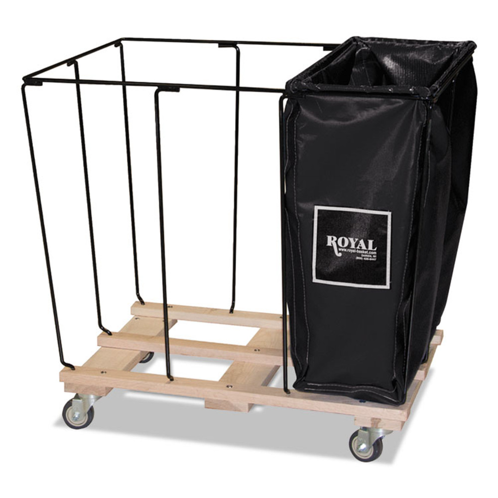ROYAL BASKET TRUCKS L20KKXR3N Drop In Dividers, 3 Compartments, 20 Bushel, Vinyl/Steel, Black