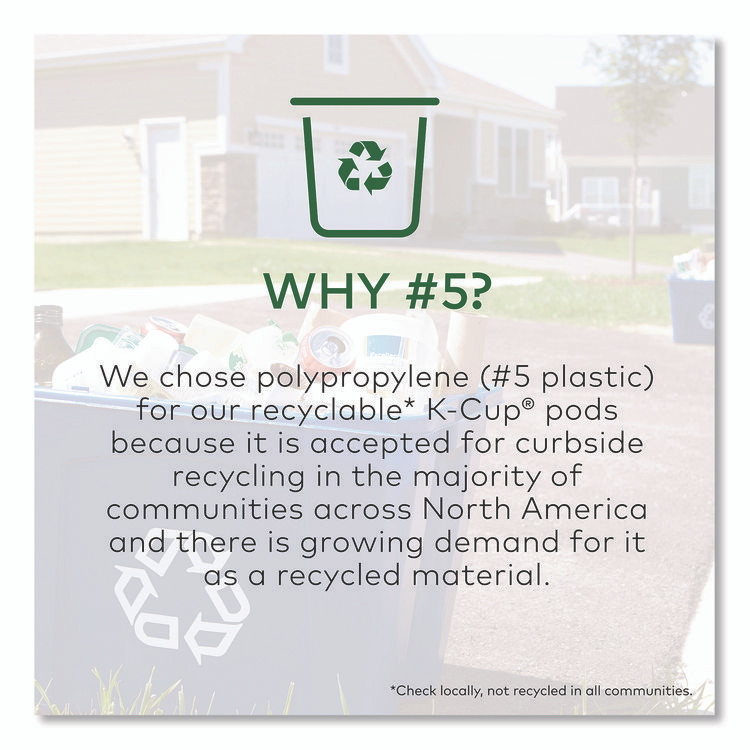 KEURIG DR PEPPER Green Mountain Coffee® 2140552 Half-Caff Coffee K-Cups, 0.33 oz, 48/Box