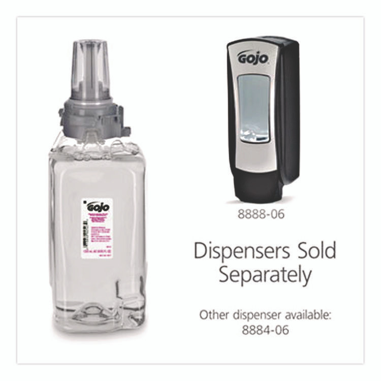 BRIGHTON PROFESSIONAL BPR50957 Antibacterial Foaming Hand Soap Refill for ADX-12 Dispensers, Plum Scent, 1,250 mL, 3/Carton