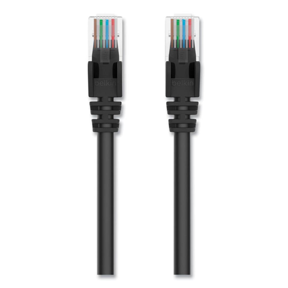 BELKIN COMPONENTS A3L98003BLK High Performance CAT6 UTP Patch Cable, 3 ft, Black