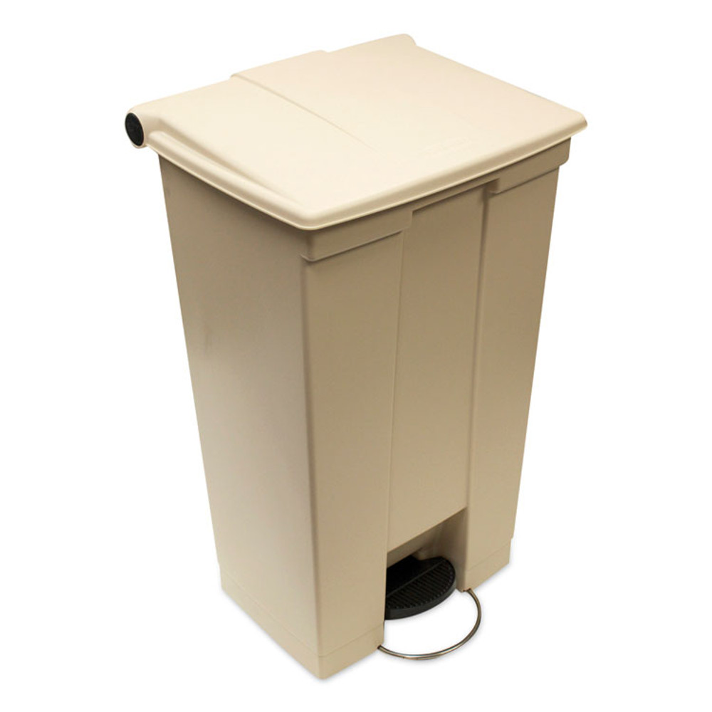 RUBBERMAID COMMERCIAL PROD. 614600BG Legacy Step-On Receptacle, 23 gal, Polyethylene, Beige