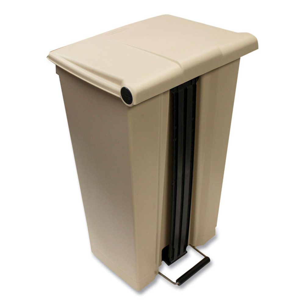 RUBBERMAID COMMERCIAL PROD. 614600BG Legacy Step-On Receptacle, 23 gal, Polyethylene, Beige