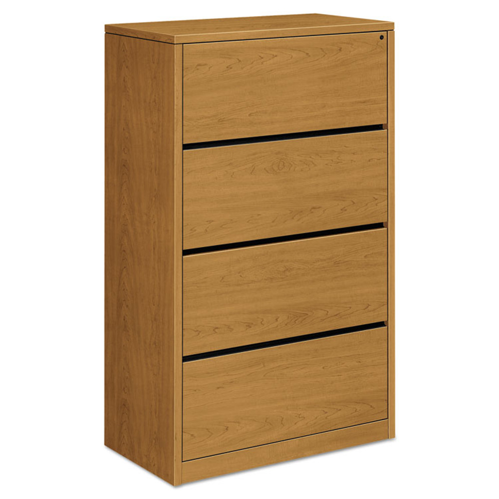 HON COMPANY 10516CC 10500 Series Lateral File, 4 Legal/Letter-Size File Drawers, Harvest, 36" x 20" x 59.13"