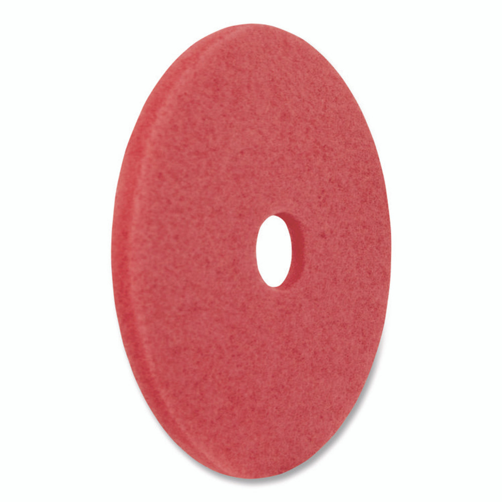 AMERICO MANUFACTURING CO 404412 Buffing Pad, 12" Diameter, Red, 5/Carton