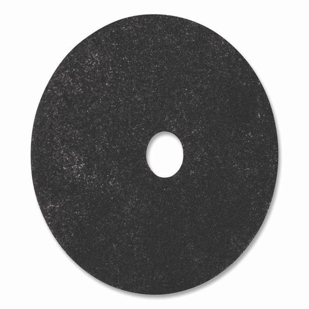 AMERICO MANUFACTURING CO 400112 Stripping Pads, 12" Dia., Black, 5/Carton
